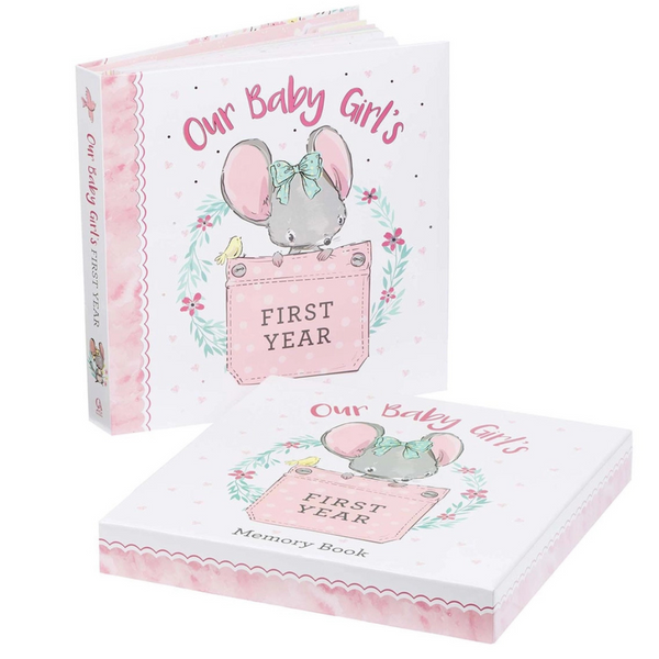 First Year Padded Hardcover Memory Book-2 Styles