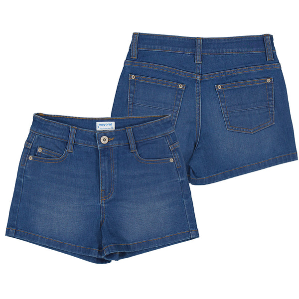 Tween Basic Denim Shorts