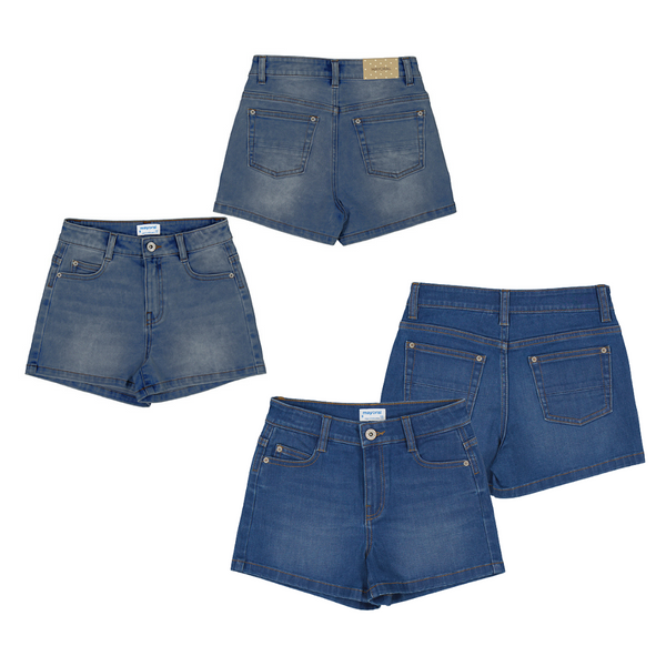 Tween Basic Denim Shorts