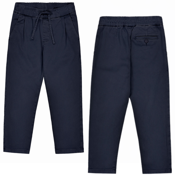 Pull-On Twill Chino Trousers