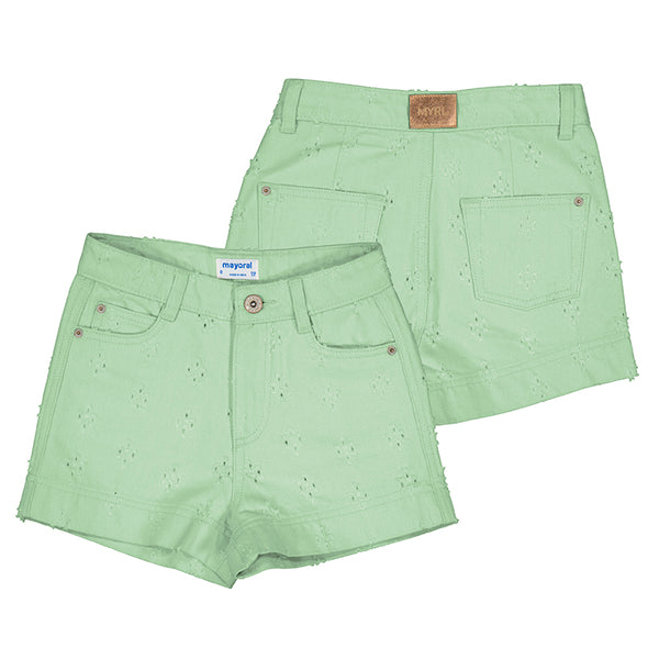 Cotton Eyelet Short