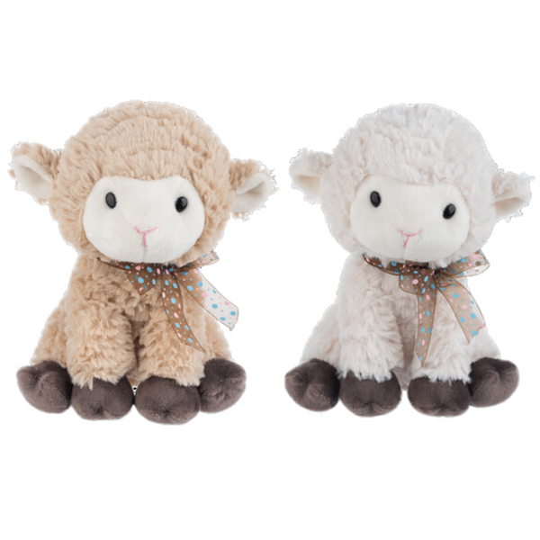Cream Puff Plush Lamb