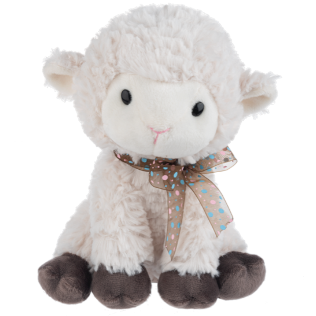 Cream Puff Plush Lamb