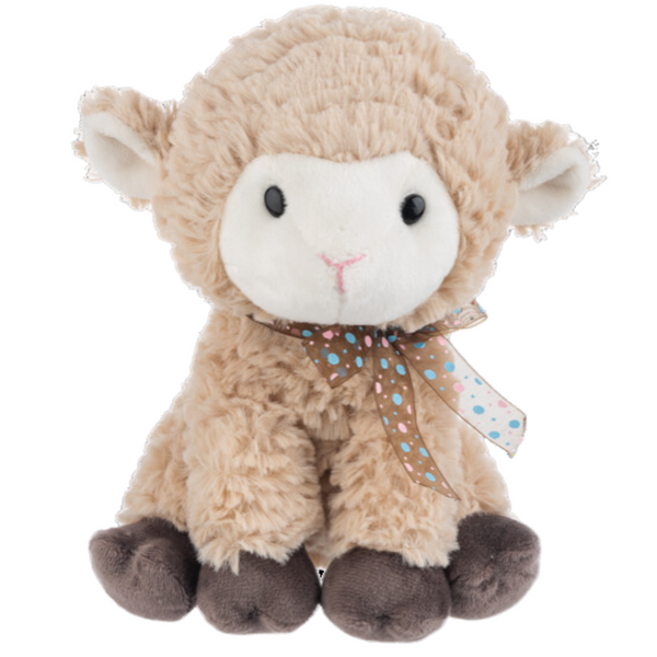 Cream Puff Plush Lamb