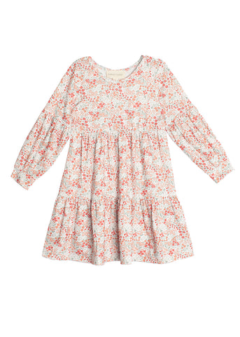 fall floral long sleeve dress 