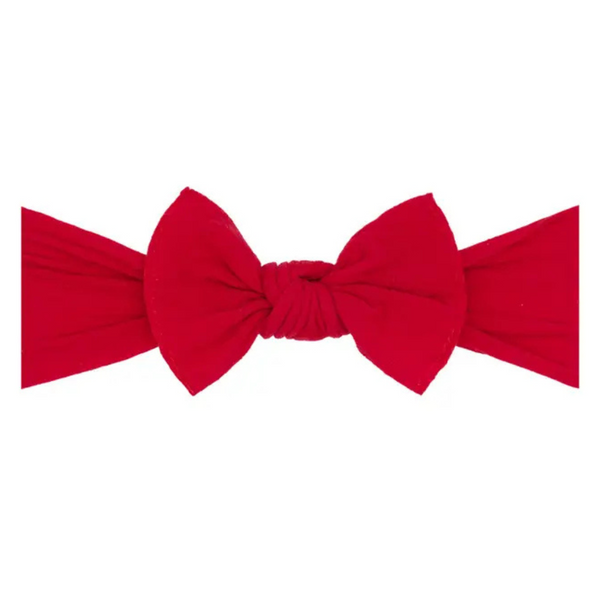 Baby Bling Itty Bitty Knot - Nylon Bow Headband