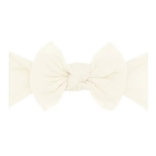 Baby Bling Itty Bitty Knot - Nylon Bow Headband