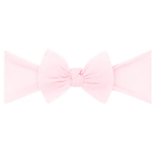 Baby Bling Itty Bitty Knot - Nylon Bow Headband