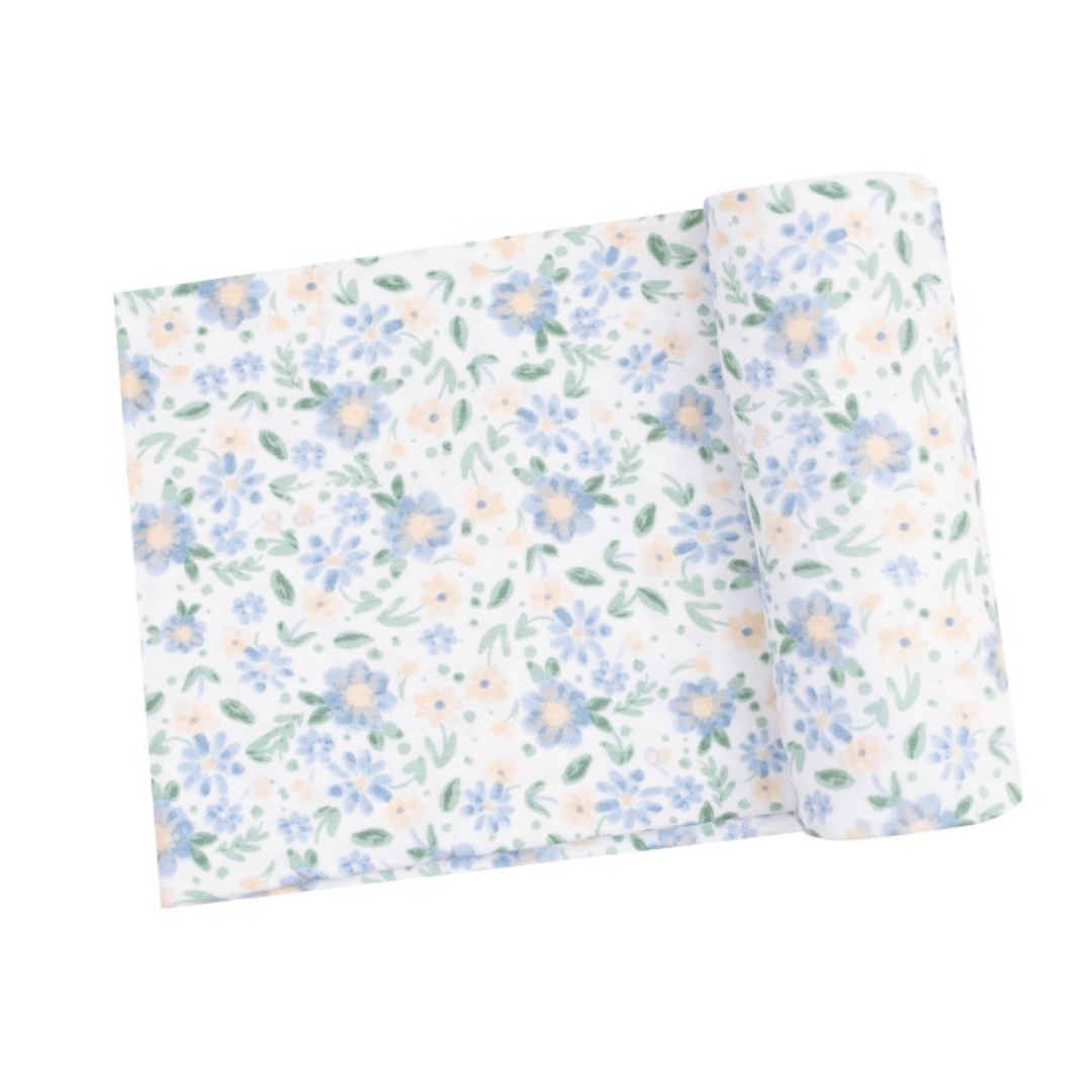 Baby Veronical Floral Swaddle Blanket