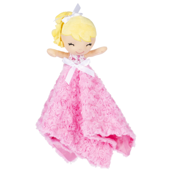 Baby Doll 14" w/Mini Blanket (Pink or Purple)