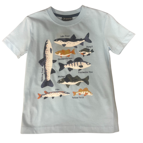 Blue Fish Name Shirt
