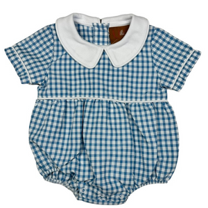 Blue Gingham Asher Bubble