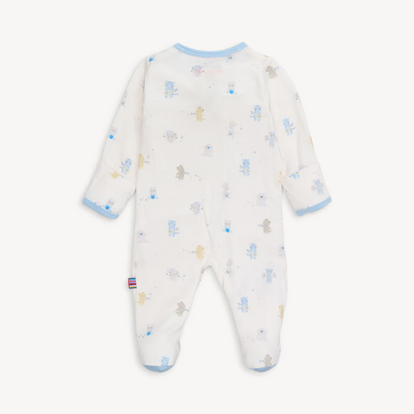 Blue Baby Beats Modal Footie