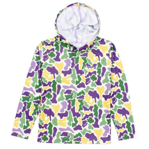 Mardi Gras Camo Hoodie