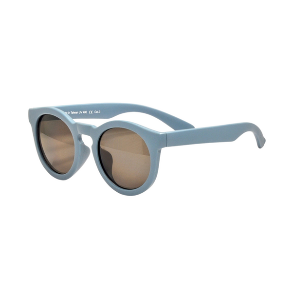 Chill flexible sunglasses in steel blue with UV400 lenses for kids.