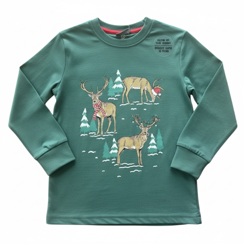 Long Sleeve Christmas Deer Shirt