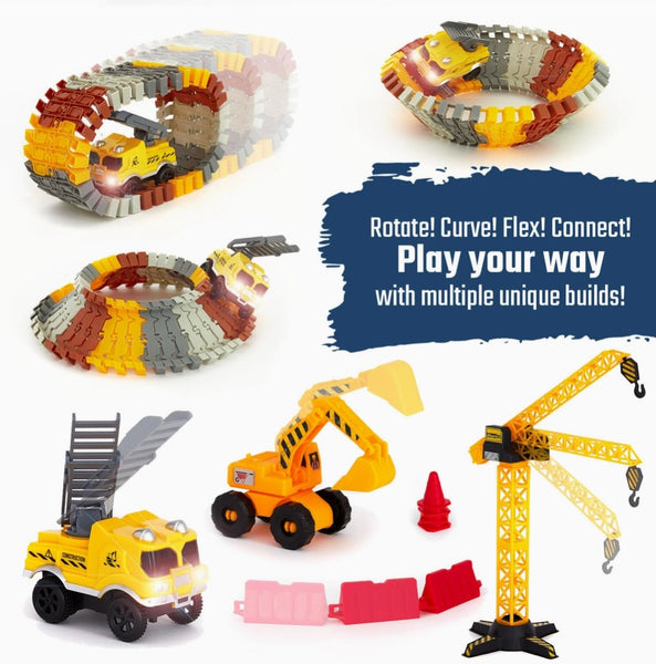 Construction Toy Tack Car Set