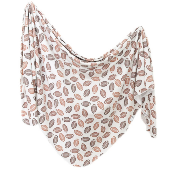 Copper Pearl Knit Swaddle Blankets