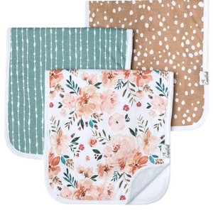Copper Pearl Burp Cloth Set (3 Pack)