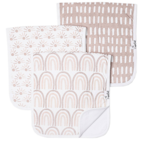Copper Pearl Burp Cloth Set (3 Pack)