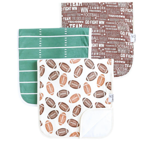 Copper Pearl Burp Cloth Set (3 Pack)