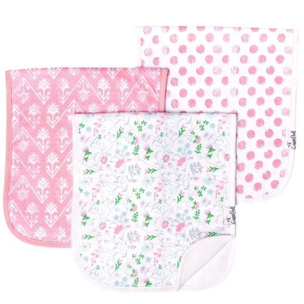 Copper Pearl Burp Cloth Set (3 Pack)