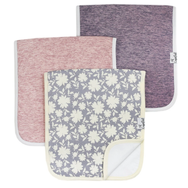 Copper Pearl Burp Cloth Set (3 Pack)