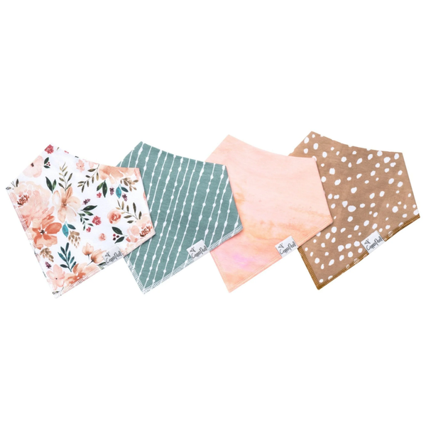 Copper Pearl Bandana Bib Set (3 Pack)