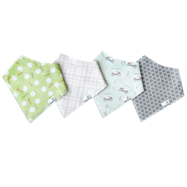 Copper Pearl Bandana Bib Set (3 Pack)