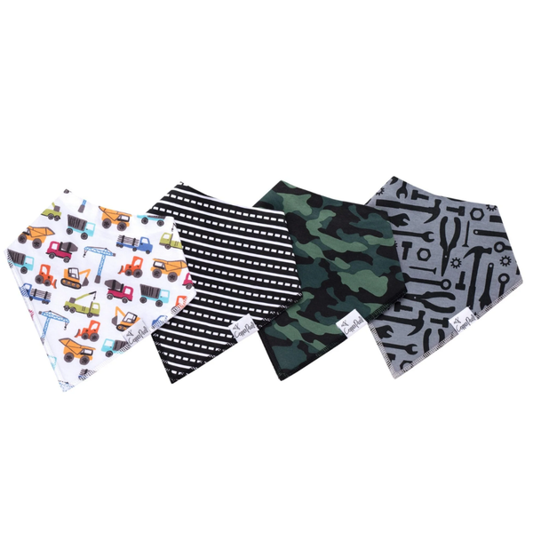 Copper Pearl Bandana Bib Set (3 Pack)
