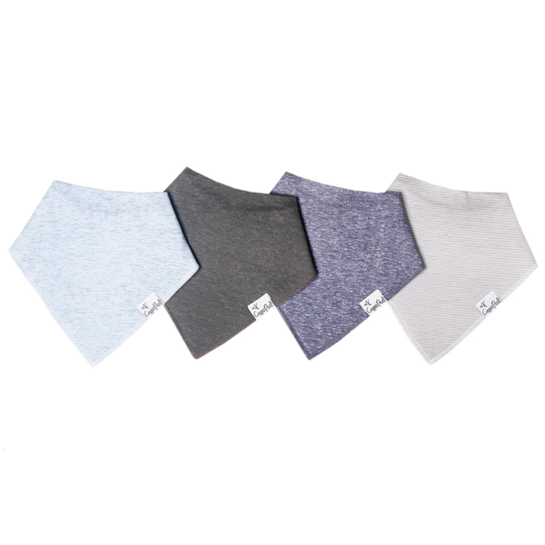 Copper Pearl Bandana Bib Set (3 Pack)