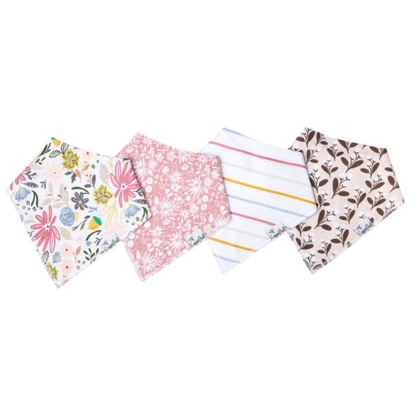 Copper Pearl Bandana Bib Set (3 Pack)