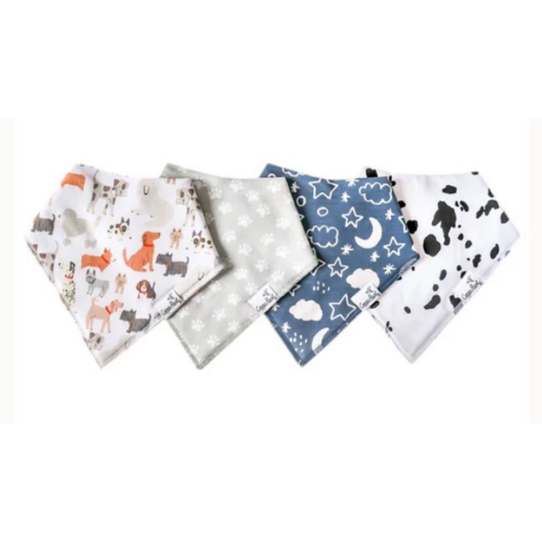 Copper Pearl Bandana Bib Set (3 Pack)
