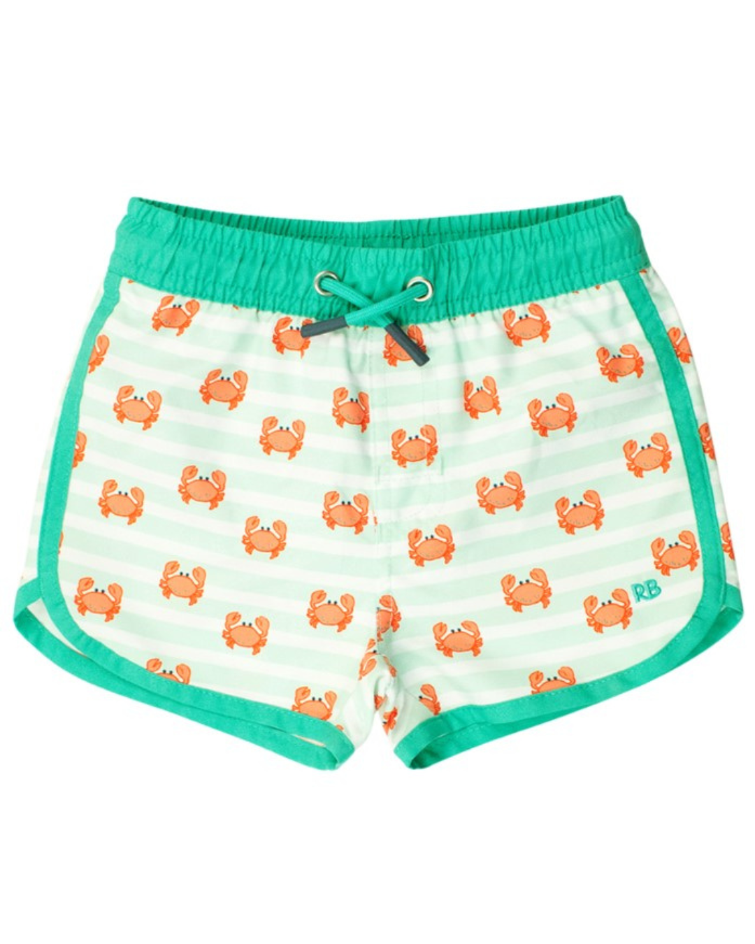 Crabby Cove Dolphin Hem Swim Trunks
