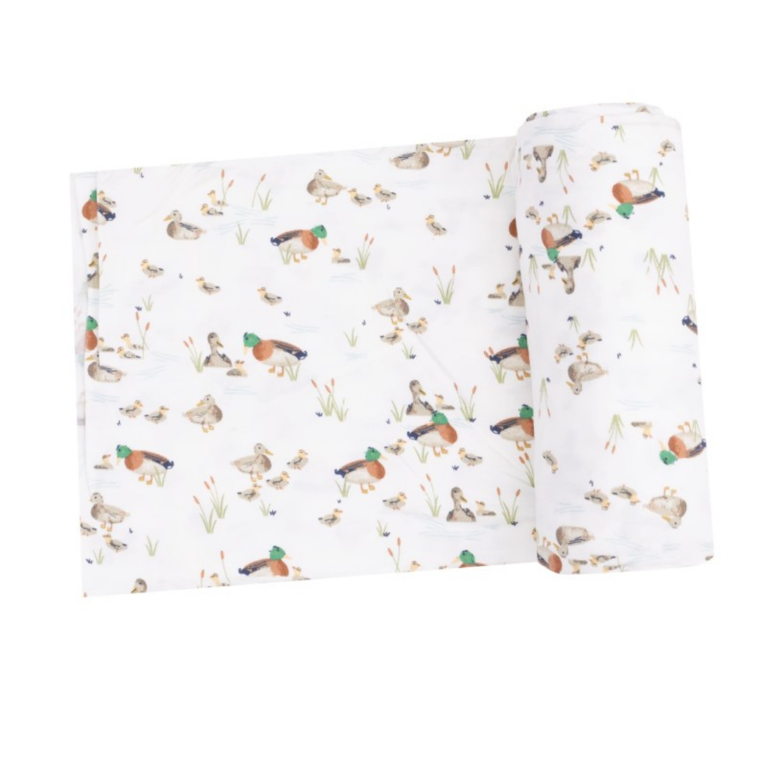 Duckling Families Swaddle Blanket