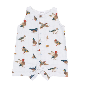 Ducks Sleeveless Shortie Romper