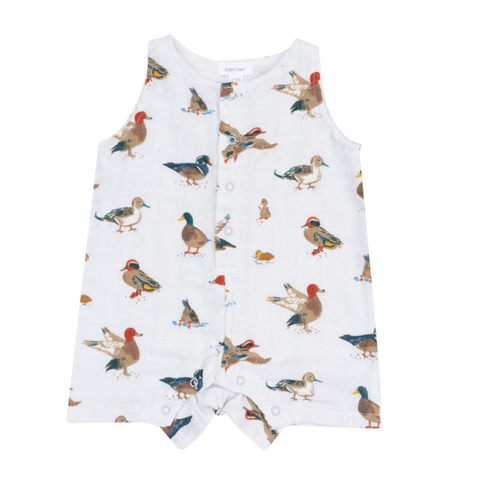 Ducks Sleeveless Shortie Romper