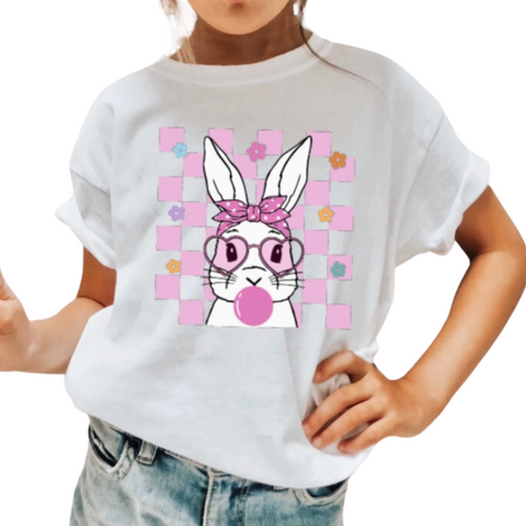 Bubble Gum Girl Bunny Tee