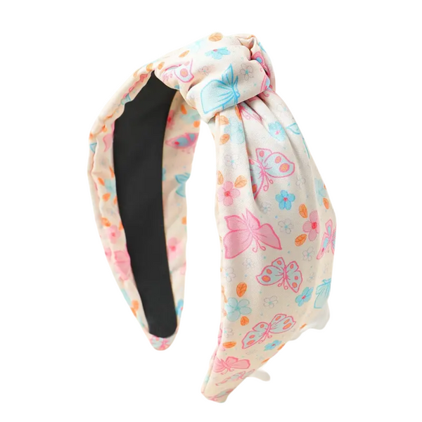 Elegant Butterfly Fabric Headband