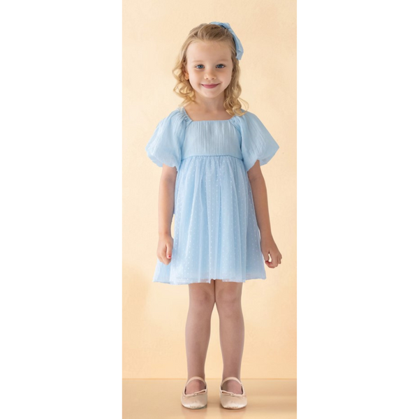 live photo of a little girl wearing the Ella Dress