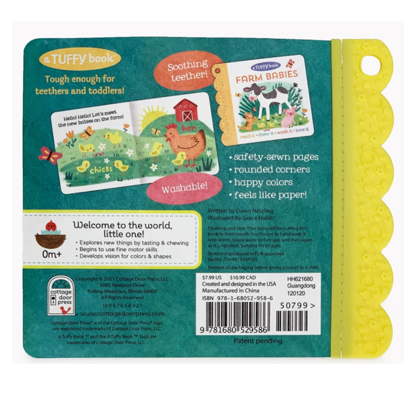 Farm Babies Teether Book