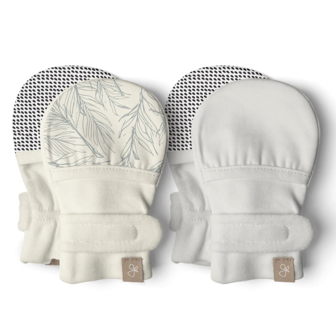 Goumi Mitts 2-Pack 0-3m - Coastal and Cloud