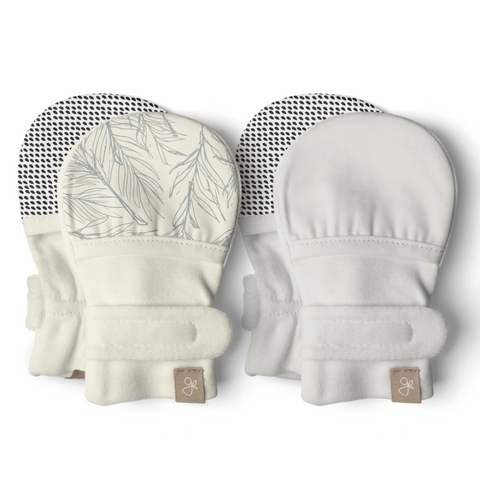 Goumi Mitts 2-Pack 0-3m - Coastal and Cloud