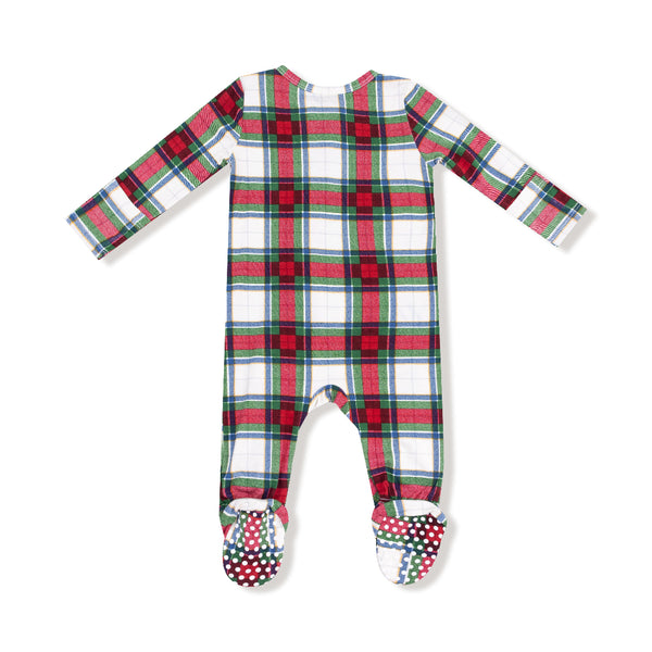 Holiday Plaid - Footie