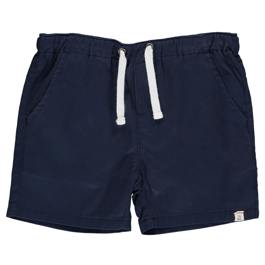Navy Hugo Twill Shorts