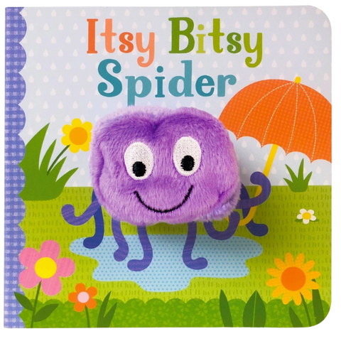 Itsy Bitsy Spider Finger Puppet Book