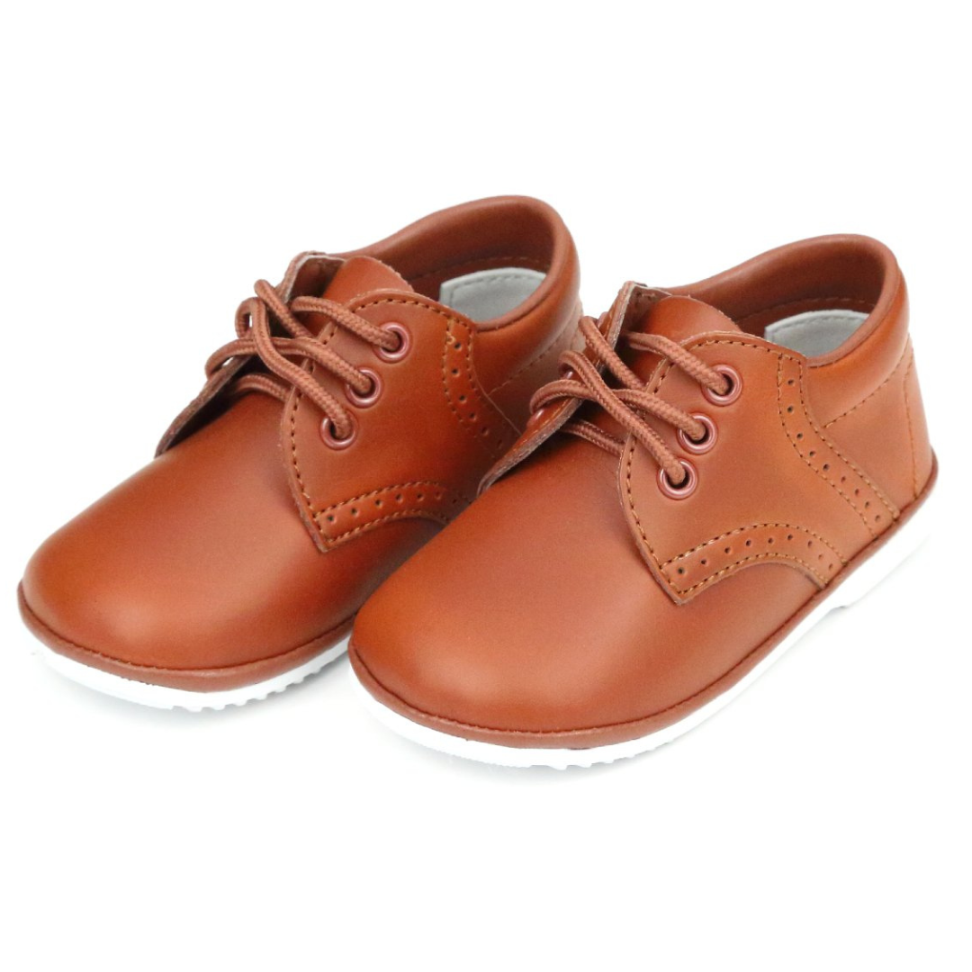 James Leather Lace Up Cognac