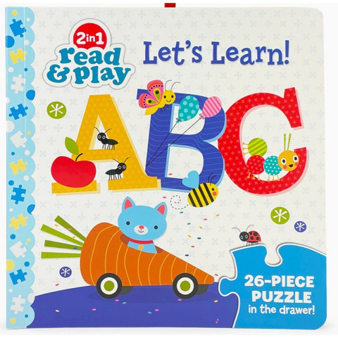 Let's Learn ABC's Board Book & Puzzle