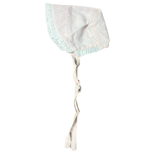 Light Pink Clip Baby Bonnet