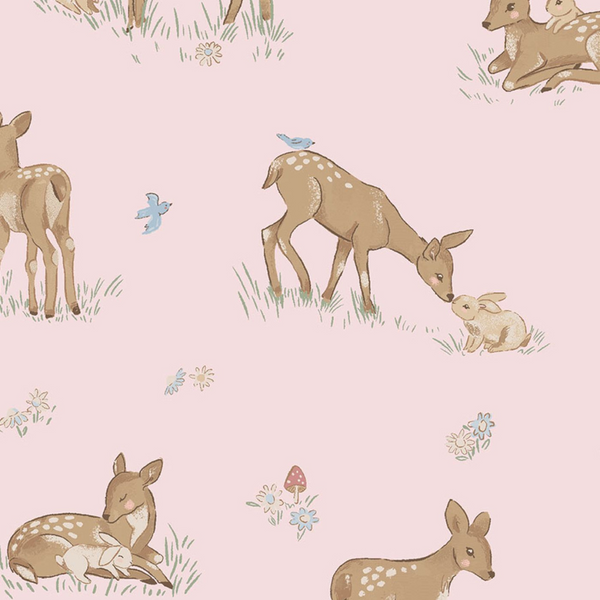 Little Fawn - Ruffle Back Footie